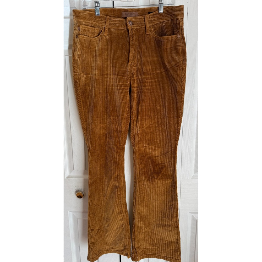 Judy Blue Mid-Rise Corduroy Bootcut Camel Brown Jeans Boho Women's Size 11/30